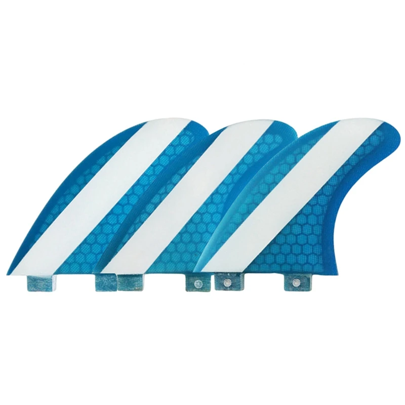 

FCS G5 Fibreglass Honeycomb Fins Board Fin Tri Set Glass Fiber Surfing Fins