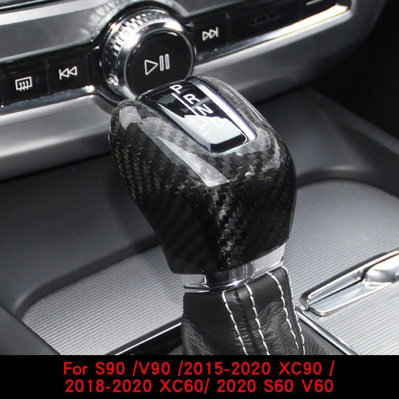 Для Volvo XC60 XC90 S60 S90 V60 V90 2015-2020 годов отделка из углеродного волокна аксессуары для