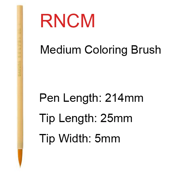 Medium Coloring Pen Сакура Акварельная Кисть ручка мягкая кисть для краски остроконечная кисть нейлон акриловая краска ing масляная краска ing гуашь окрашивание фломастеры - Цвет: Medium Coloring Pen