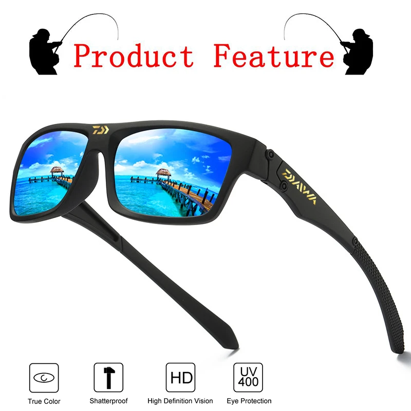 

2020 Outdoor Mountaineering Cycling Surfing Skateboarding Sunglasses Daiwa Fashionable Colorful Film Dustproof Glasses