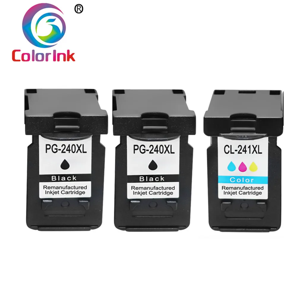 Картридж для принтера ColoInk PG 240 CL 241 XL Замена Canon Pixma MX372 MX432 MX512 MG2120 MG3120