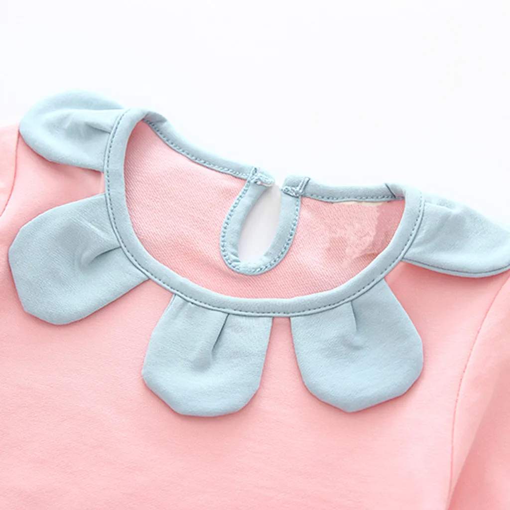 Kids T-Shirt Toddler Kid Baby Girl Clothes Autumn/Spring Long Sleeve Flowers Pullover Sweet T-shirt Tops With good quality