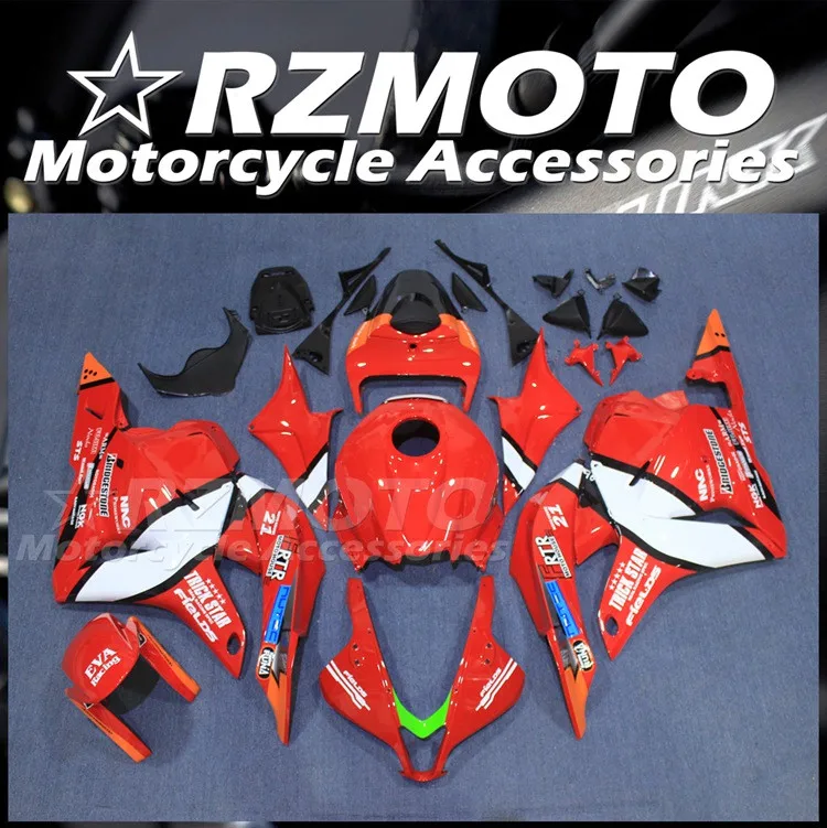 

4Gifts New ABS Fairings Kit Fit For HONDA CBR600RR F5 2009 2010 2011 09 10 11 Bodywork set Custom Free Red White