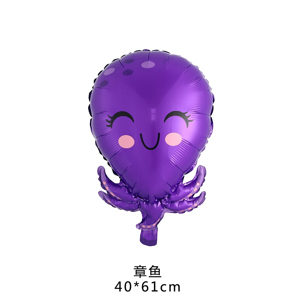 5 шт./лот воздушные шары с рыбками морскими животными морской звездой лошадью