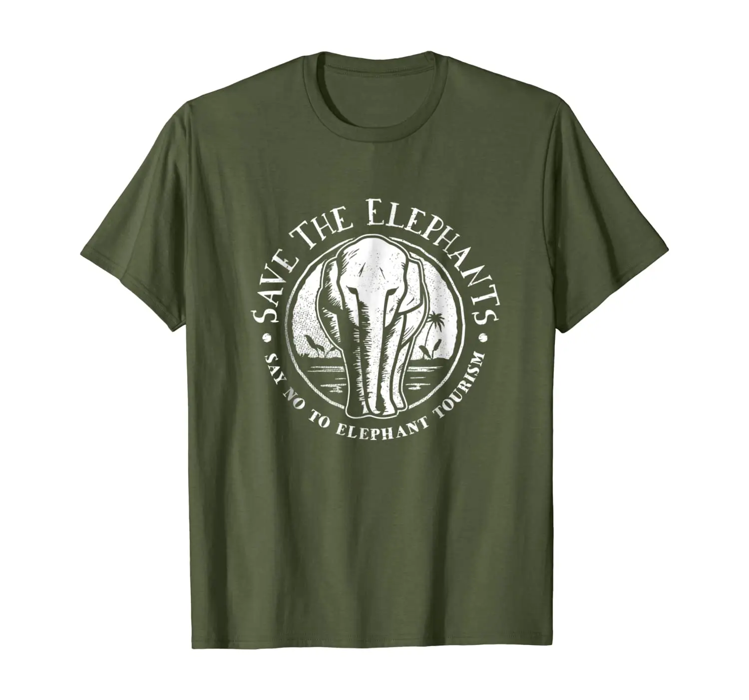 

Elephant Rescue Shirt Save the Elephants No Elephant Tourism
