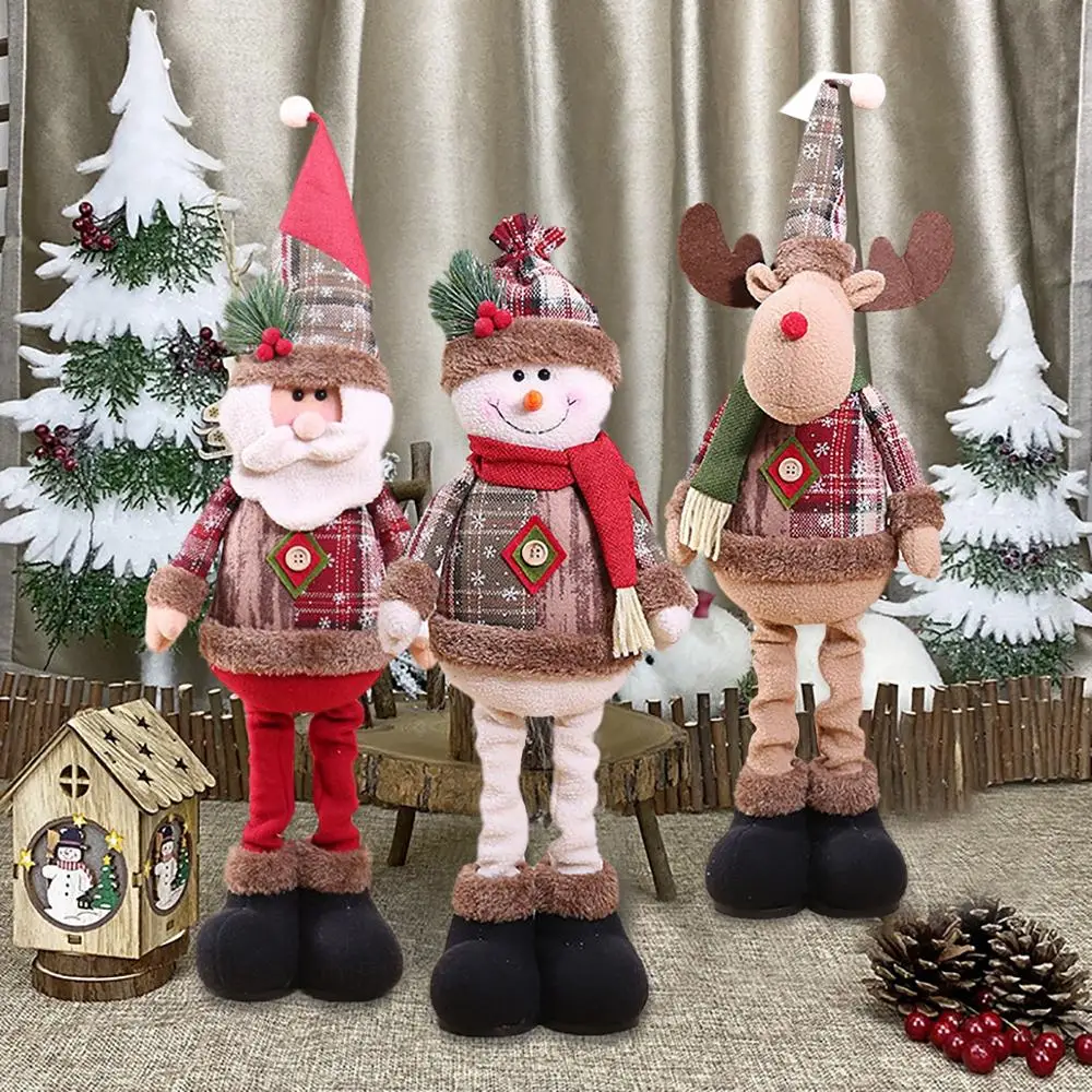 

Telescopic Christmas Doll Merry Christmas Decorations For Home 2021 Christmas Ornament Xmas Navidad Noel Gifts New Year 2022