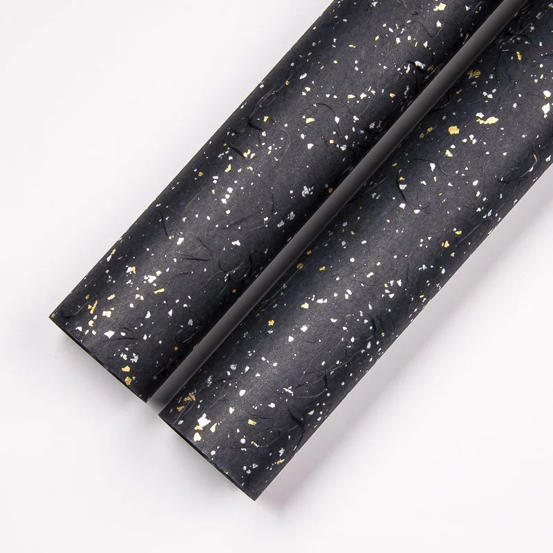 Black 5 шт./компл. верхняя ранг 60*60 см цветок оберточной бумаги, сделай сам, идеальный подарок для упаковки картин обложка книги украшения - Цвет: Black