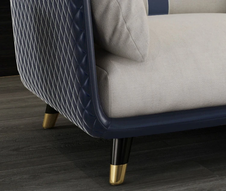 Фабричная продажа прочный деревянный тканевый диван в скандинавском стиле