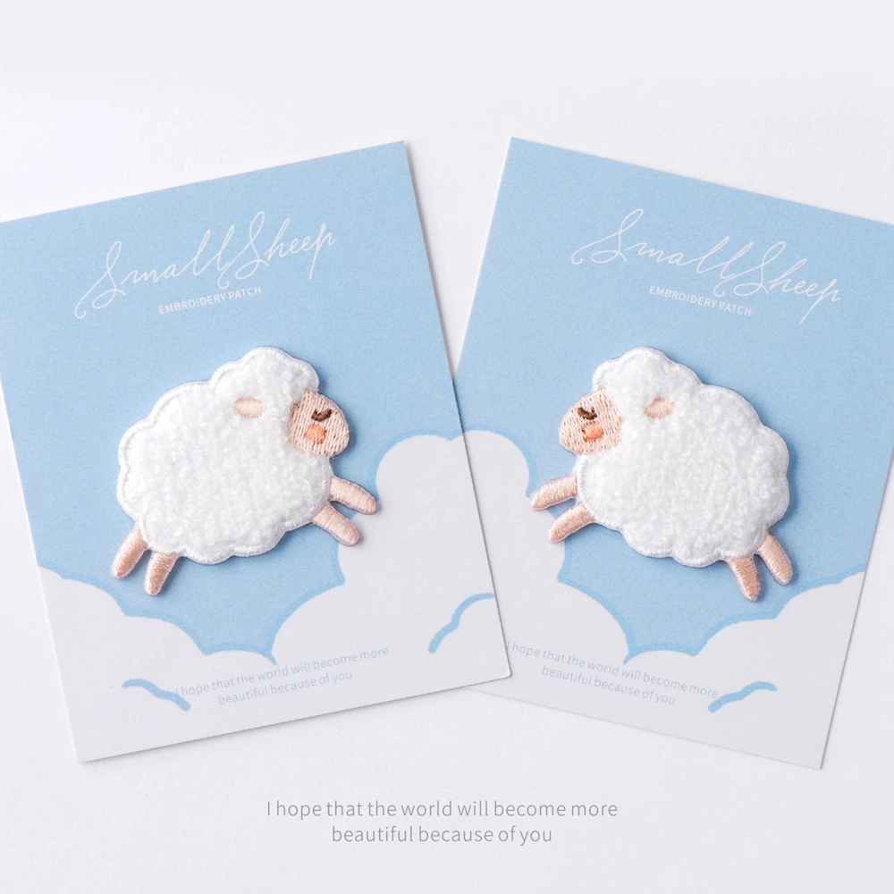 Высококачественные плюшевые нашивки с рисунком собаки медведя овцы