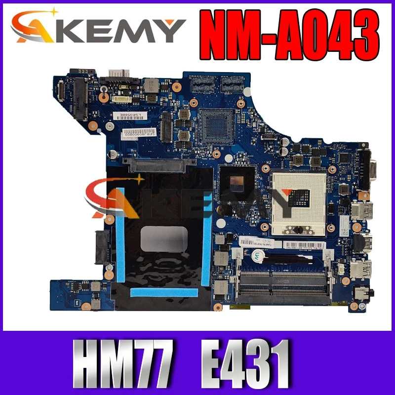 NM A043 Laptop motherboard For Lenovo ThinkPad Edge E431 original mainboard GM|Материнские платы для ноутбуков| |