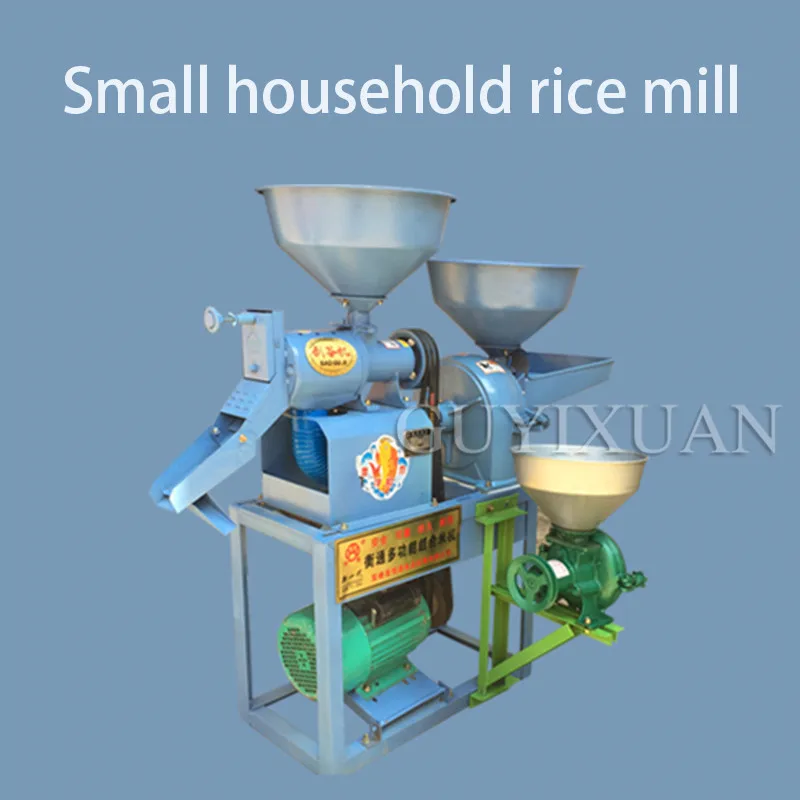 Электрический автоматический Бытовой Риса небольшой пилинг машина пшеницы