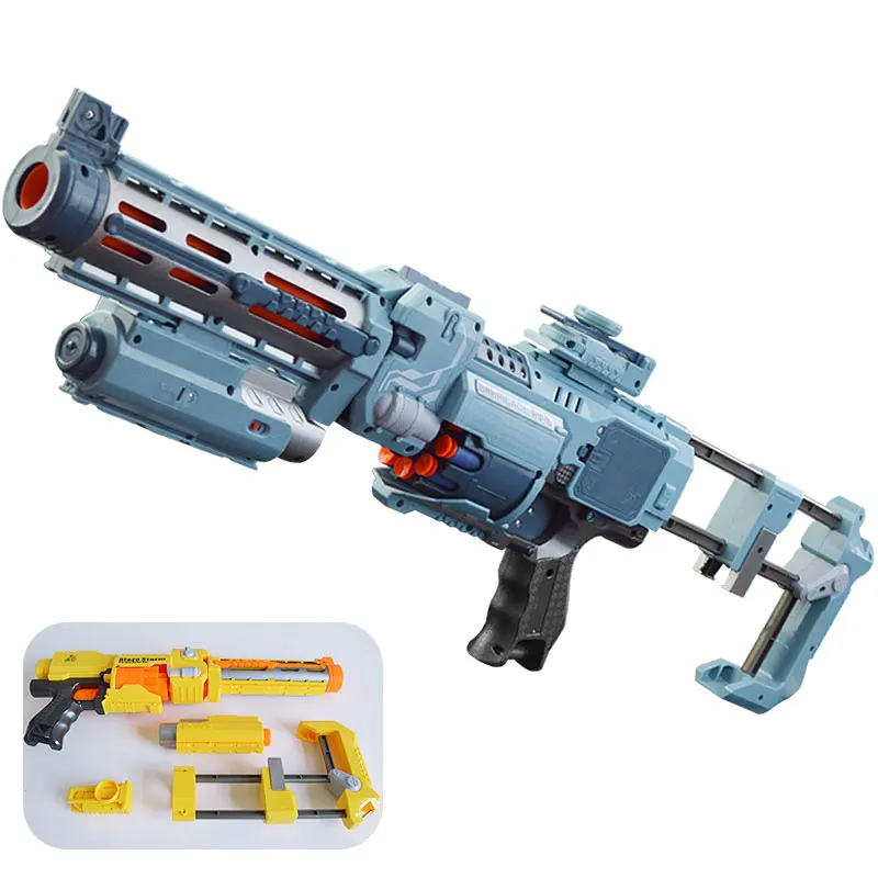 

Plastic Kids Gun Electric Burst Soft Bullet Gun Suit for Nerf bullets Dart Blaster Toy Rifle Children's Best Birthday Gift Toy
