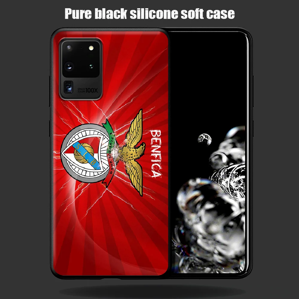 

Portugal Benfica Soccer Phone Case Cover Hull For Samsung Galaxy S 6 7 8 9 10 e 20 Edge Note 8 9 10 Plus black Prime Painting
