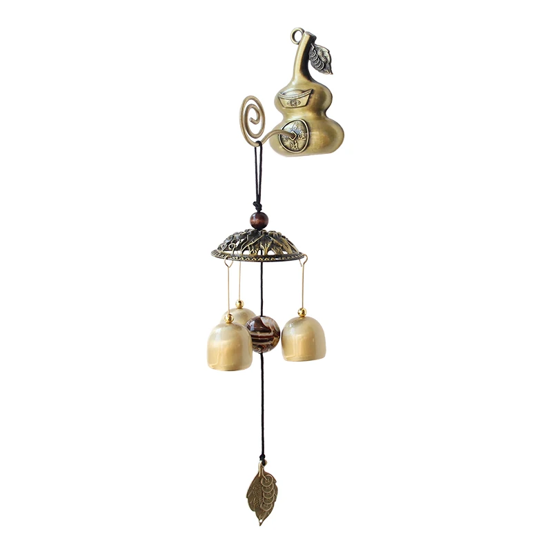 

Korean Style Wind Chimes Metal Lucky Cat 3 Copper Bell Wall Hanging Wind Chimes Room Decor Decoration Chambre Home Decor