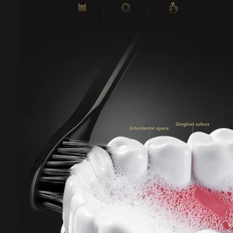 

New automatic sonic electric toothbrush smart household magnetic levitation wireless charging soft electric toothbrush