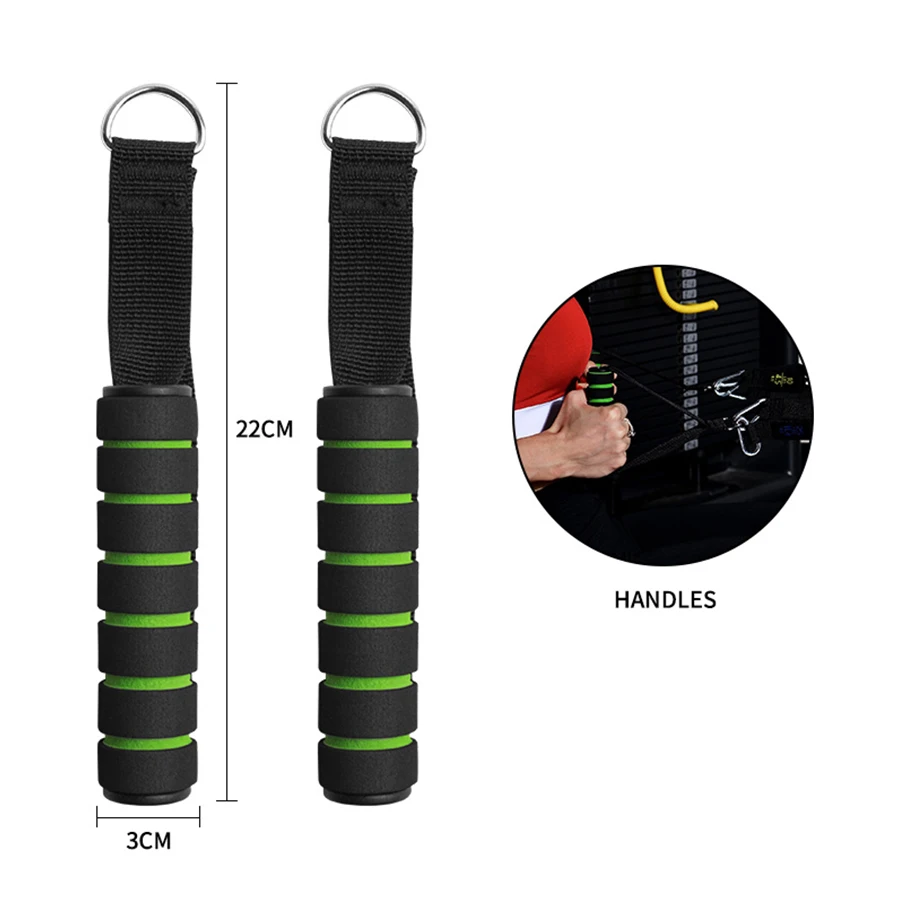 Fitness Resistance Tube Band Stretch Rubber band Pull Rope Exercise Training Expander Door Anchor Handle Ankle Strap Accessories | Спорт и