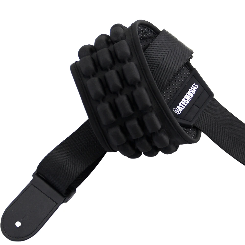 BATESMUSIC гитарный ремень для бас &amp Электрогитары с 5 6 &quotв ширину Неопреновая