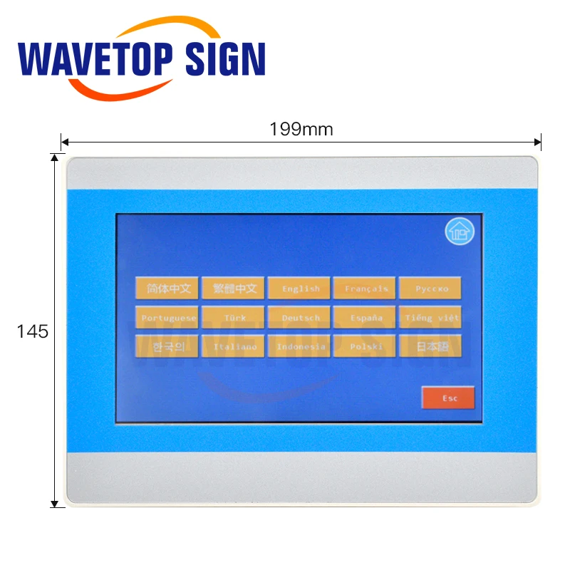 Ruida RDD6584G вибрации Ножи резки Управление Системы с 7 дюймов промышленный сенсорный