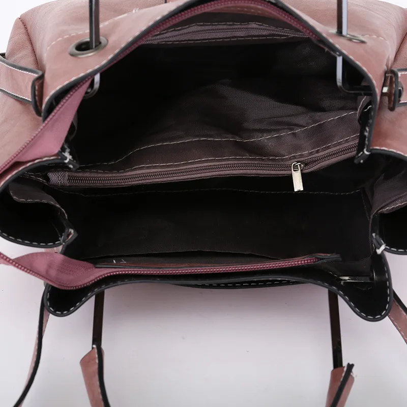 

Bags For Women 2019 New Fashion PU Leather Handbags Crossbody Bag For Women Vintage Bucket Shoulder Bag Ladies Handbag Sac Femme