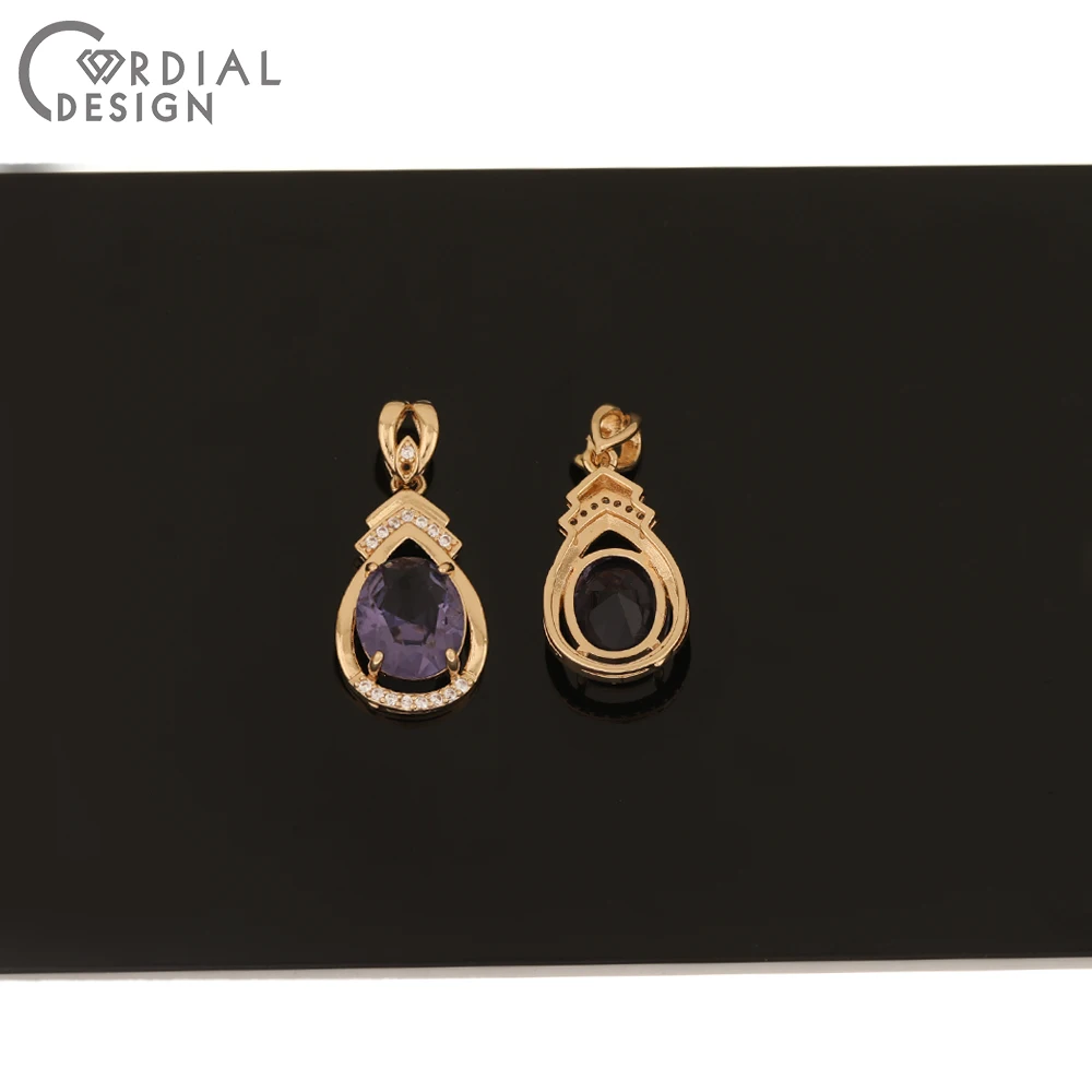 

Cordial Design 30Pcs 14*32MM Jewelry Accessories/Hand Made/Crystal Pendant For Necklace/Jewelry Findings & Components/DIY Charms