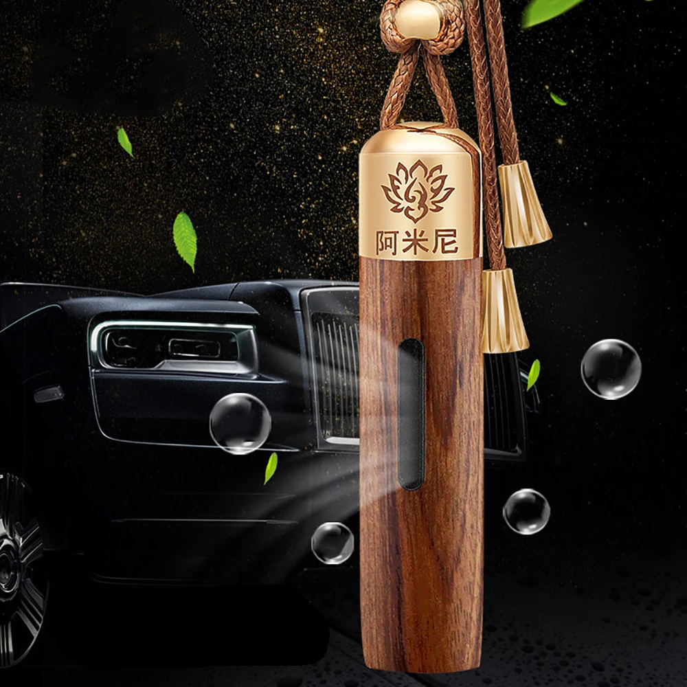 

Car Air Freshener Wood Solid Balm Pendant Perfume Diffuser Automobiles Interior Fragrance Aroma Smell Odor Freshener Auto Flavor