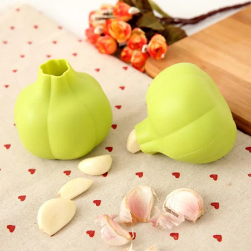 Креативный резиновый чеснок овощечистка для чеснока прессы Ультра мягкий