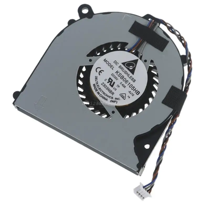 

CPU GPU Fan Laptop Cooling Fan DC 5V 0.4A 4-pin for HP 260 G1 G2 DM Laptop Cooler Radiator Part KSB06105HB