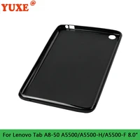 tablet case for lenovo tab a8 50 a5500 8 0 a5500 f a5500 h a5500 hv 8 0 inch funda back tpu silicone anti drop cover