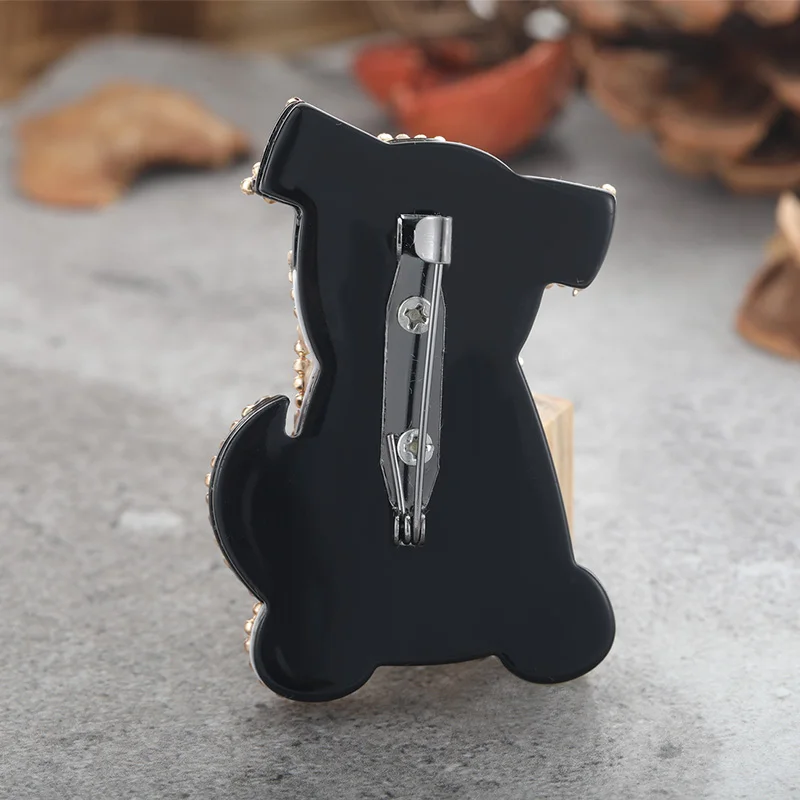 Blucome ацетатные волокна счастливые броши в форме собаки для женщин детей модная