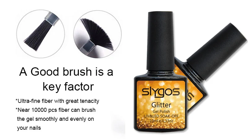 SLYGOS 10 мл УФ светодиодный Блестящий Гель-лак долговечный Звездный ночной