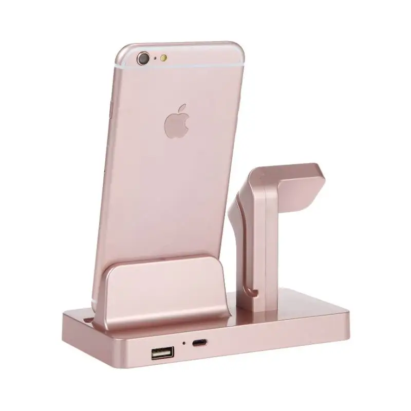 2 в 1 зарядная док станция держателя для Apple Watch i Wach Series 3 4 iPhone 6 S 7 8 X plus