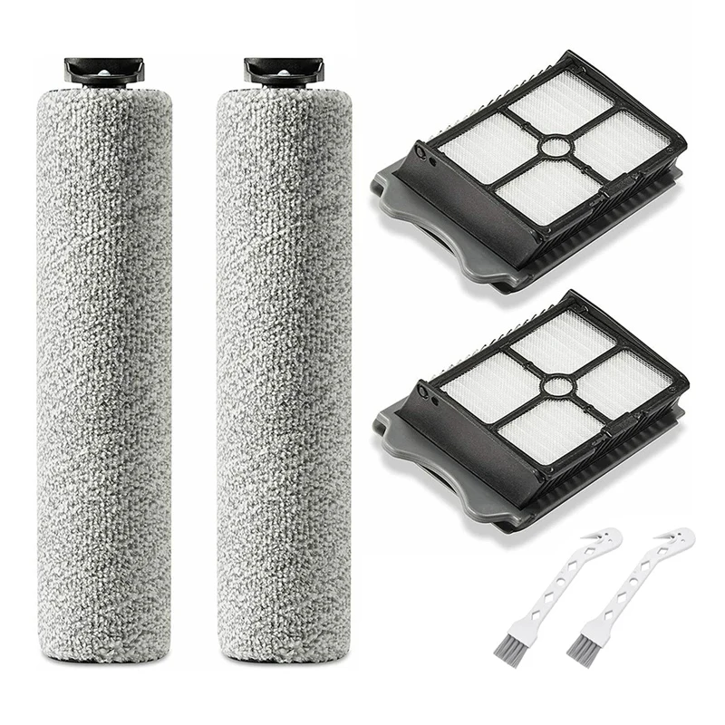 

Replacement Brush Drum and Vacuum Filter for Tineco Floor A S3 and Iflloor 3 Roller Brush Accessories(2 Sets)