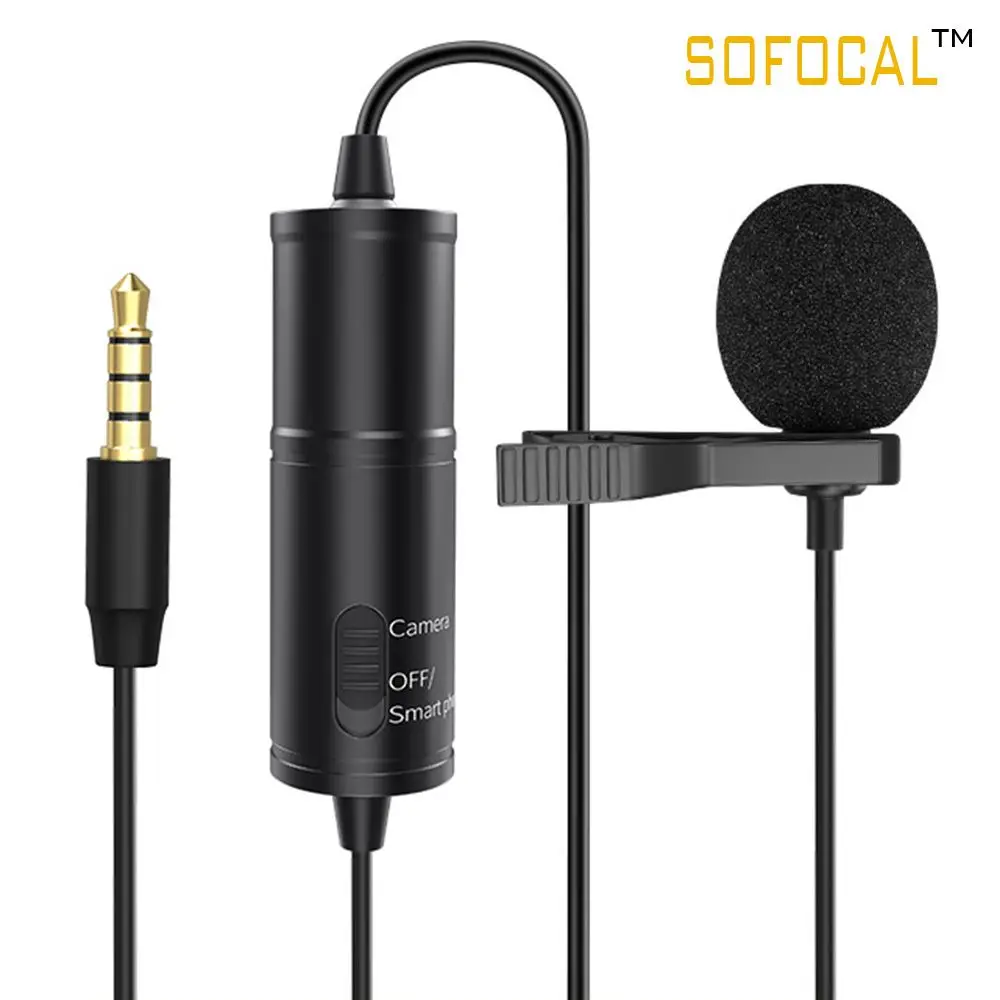 

Профессиональный направленный петличный микрофон для видеосъемки, 3,5 мм