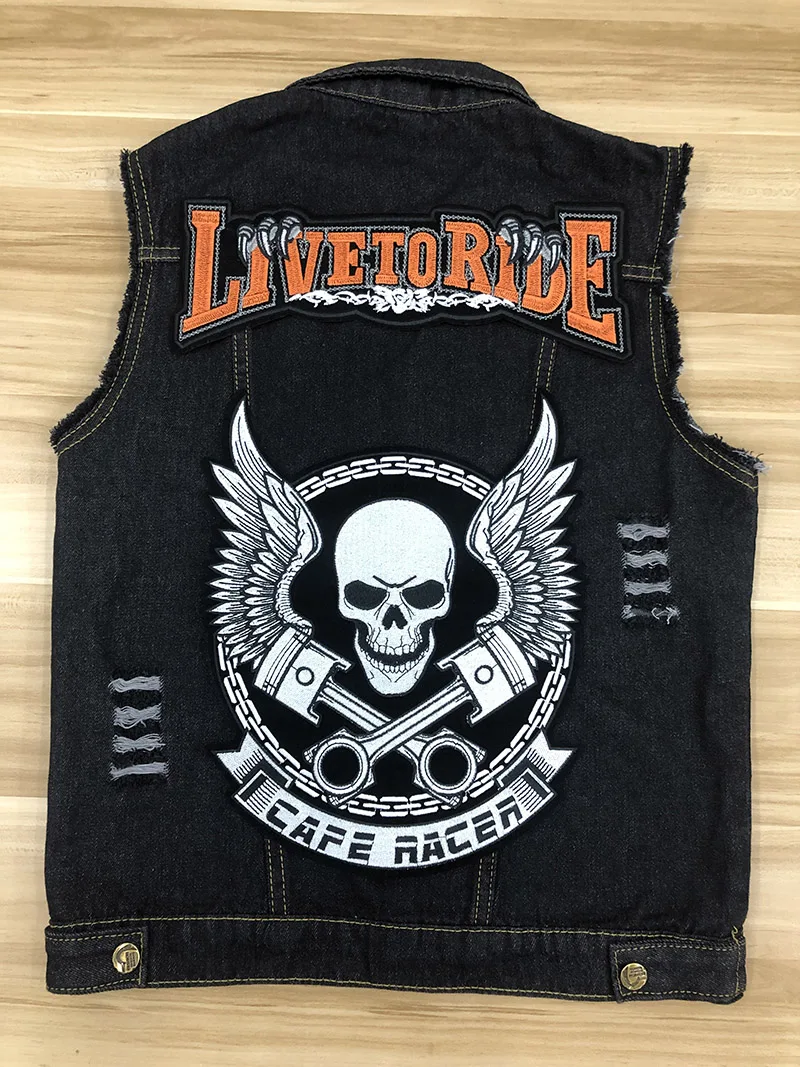 Мужская байкерская куртка однотонная кожаная в стиле панк мотоциклетная с