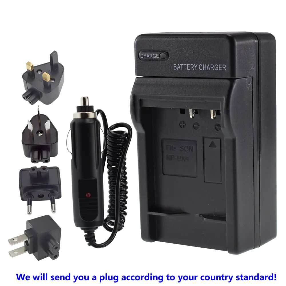 Для дома и автомобиля Зарядное устройство + NP BN1 4 Батарея для Sony детали Cyber shot DSC QX100