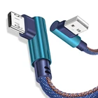 Кабель для передачи данных Micro USB на Android, кабель для быстрой зарядки и обмена данными в джинсовой оплетке, провод Microusb для Samsung, Xiaomi Redmi 5, мобильный телефон, 0,25 м, 1 м, 2 м