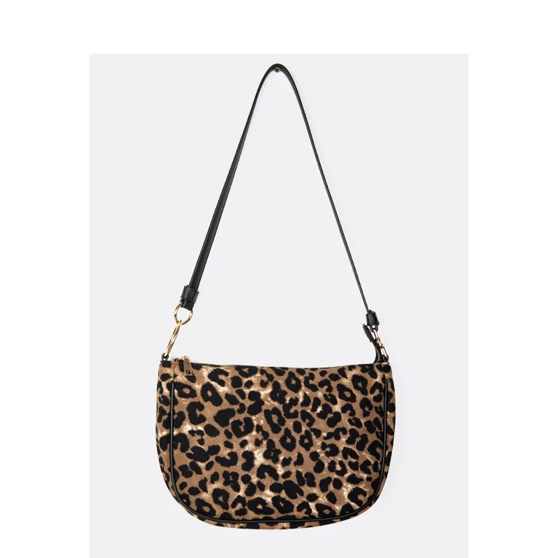 

Designer Bag Women's Messenger Bag Shoulder Bag Leopard Canvas Small Square Bag