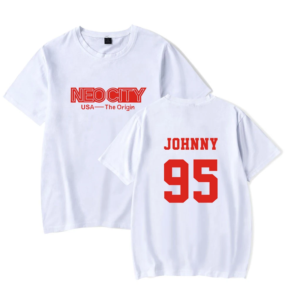 Модные NCT-127 в Корейском стиле футболки высокого качества для мальчиков и девочек