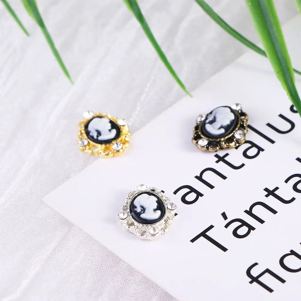 

Style Alloy Manicures Decoration Girl Head Nail Jewelry Nail Art Decoration 3D Stereo Nails Accessories Nail Ornament
