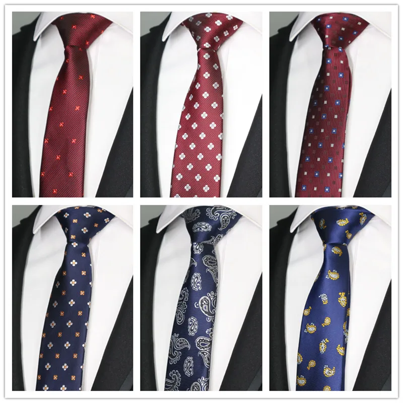 Женский Классический шелковый галстук красный черный зеленый синий разные цвета