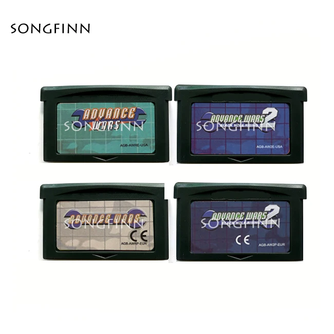 US/EU Version Advance Wars Series for 32 Bit Video Game Cartridge Console Card Handheld Player