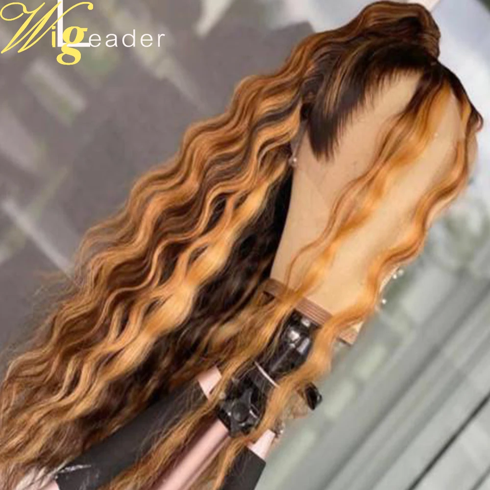 Wigleader предварительно отобранные человеческие волосы передние парики 180%
