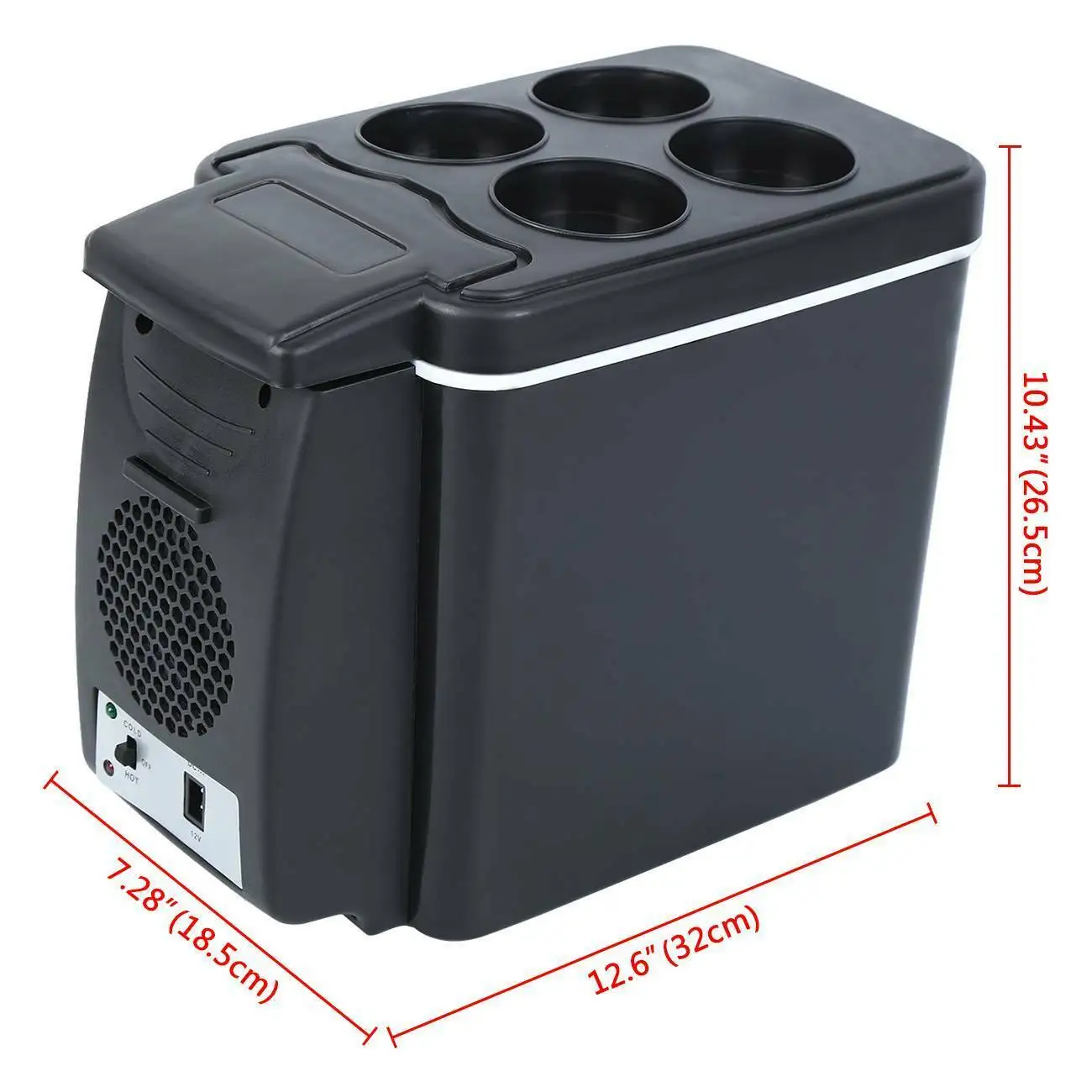 Мини-холодильник Honhill 6L для дома и автомобиля автомобильный холодильник