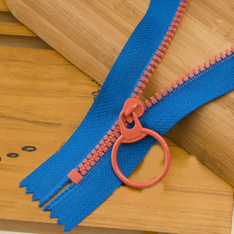 Пластиковые молнии с закрытым концом 15 35 см Натяжное кольцо молния слайдер