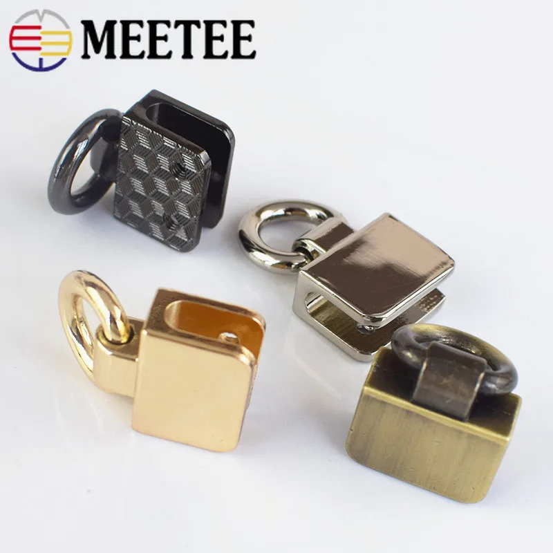 10/20 штук металлический мешок сторона пряжки с зажимом Сумки из натуральной кожи