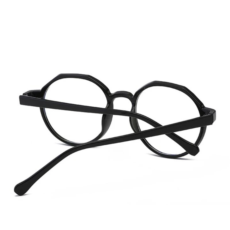 Retro Round Optics Eyeglasses Women Men Fashion Clear Mirror Myopia Lens Nearsighted Glasses 0-0.5-1.0-1.5 To-6.0