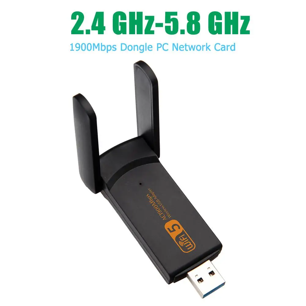 

Беспроводной USB Wi-Fi адаптер 1900 Мбит/с, сетевая карта, двухдиапазонный Wi-Fi приемник, соответствующий стандарту IEEE 802.11a/b/g/n/c/x