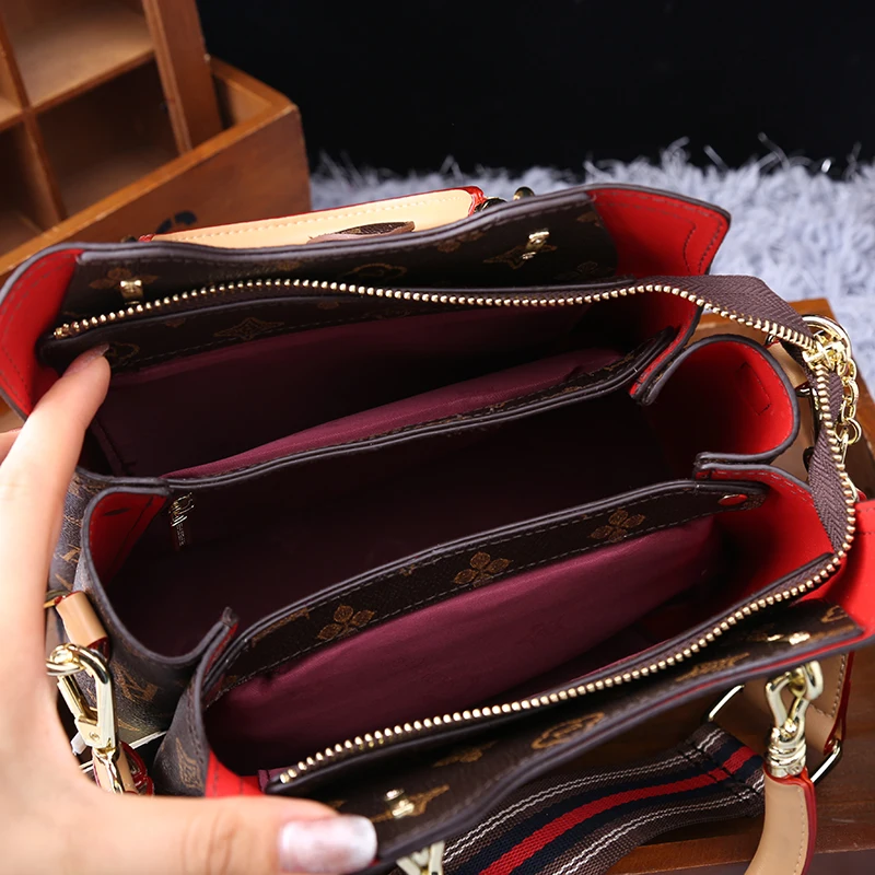 

Genuine Leather Handbag for Women 2021 New Fashion Large Handbags Ladies Casual All-match Single Shoulder Messenger Bag Bolsa Gg