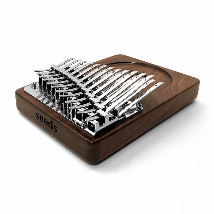 SEEDS Columbus 34 24 Keys Kalimba board Thumb piano Black walnut musical instrument xylophone key portable keyboard music notes