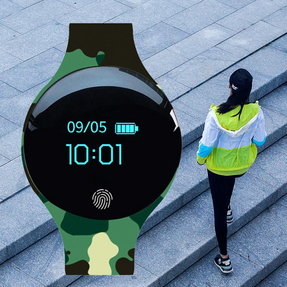 Спортивные Смарт часы с Bluetooth пульсометром тонометром водонепроницаемый фитнес